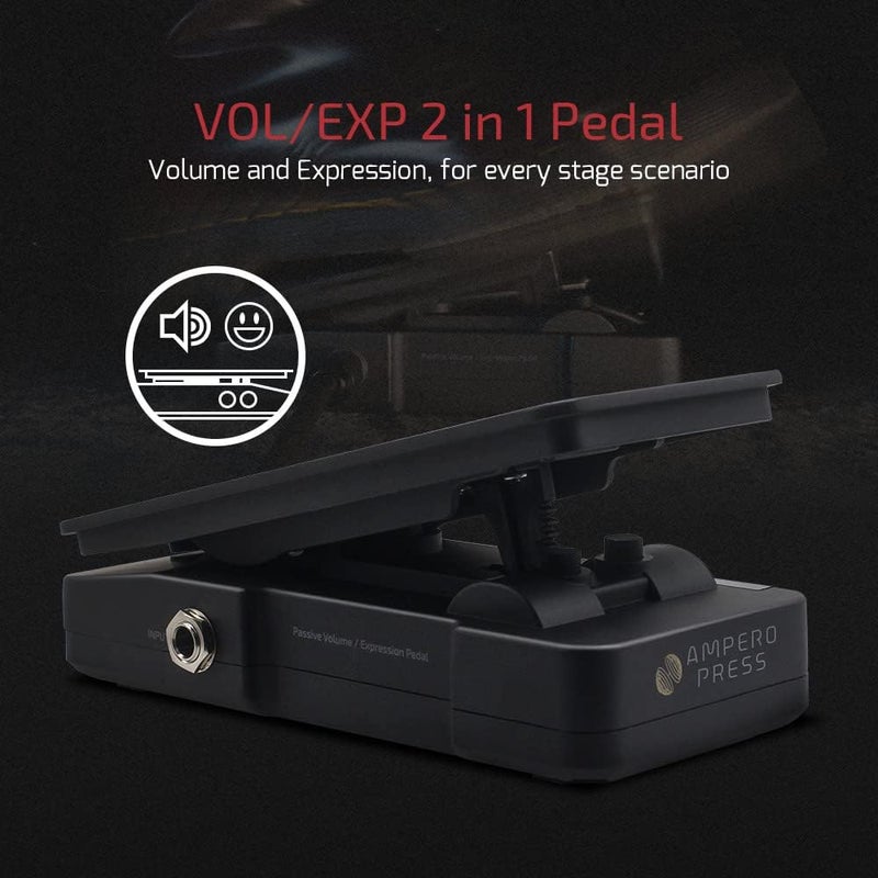 HOTONE Volume Expression 2 in 1 Guitar Effects Pedal Passive EXP Ampero Press Guitar Pedal - Image 2